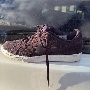 Nike Plum Suede Sneakers